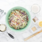 Easy Non-Dairy Coleslaw ingredients